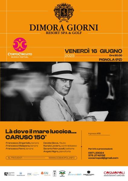 Là dove il mare luccica… CARUSO 150°