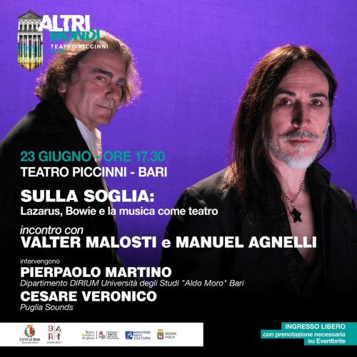 Incontro con Valter Malosti e Manuel Agnelli