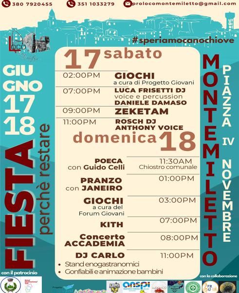 “Fiesta perché restare”: Non ci si arrende