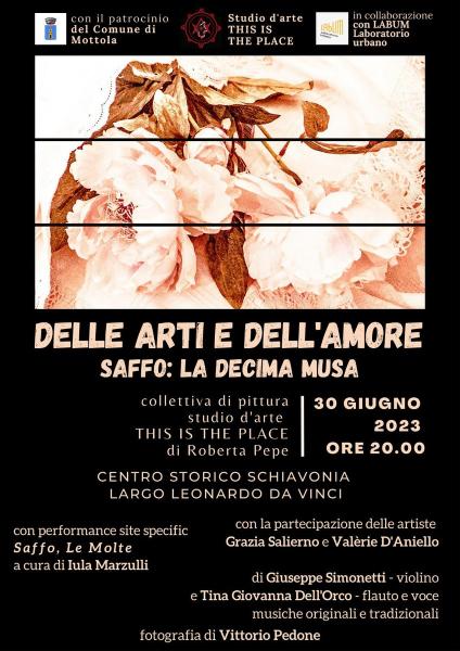 DELLE ARTI E DELL'AMORE   SAFFO: LA DECIMA MUSA