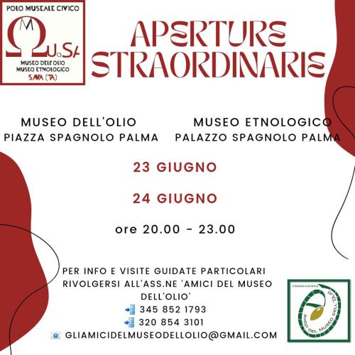 Apertura straordinaria