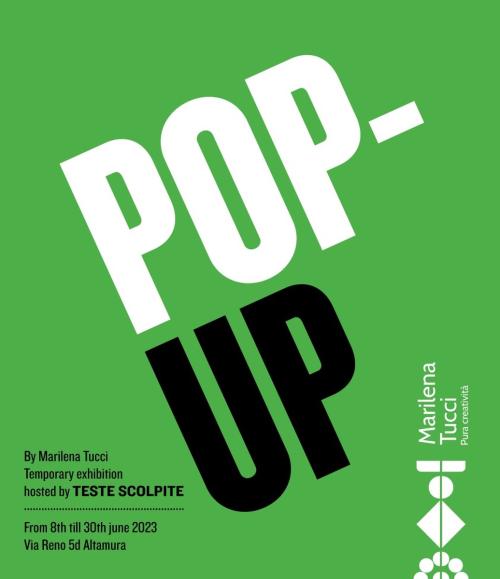POP-UP: Marilena Tucci inaugura la sua temporary exhibition