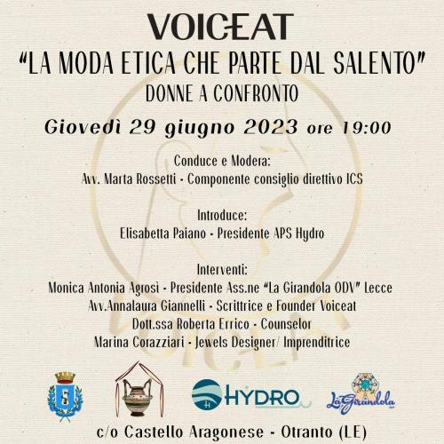 Voiceat si racconta La moda etica che parte dal Salento