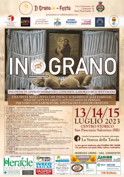 IN_GRANO - II Edizione de LA STANZA DELLA TAVOLA