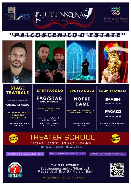 "PALCOSCENICO D'ESTATE: Stage, prosa, musical, camp teatrale"