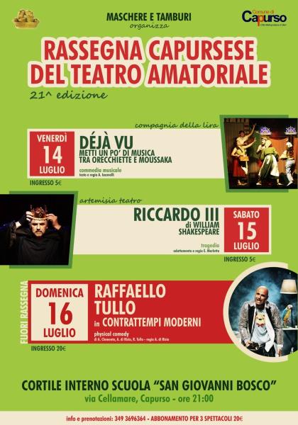 21^ Rassegna capursese del teatro amatoriale