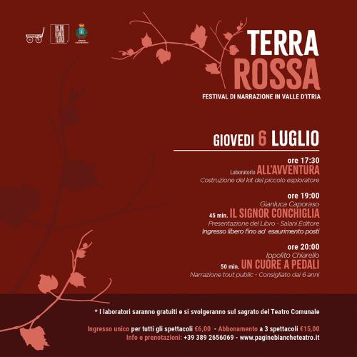 TERRA ROSSA - Festival di Narrazione in Valle d'Itria