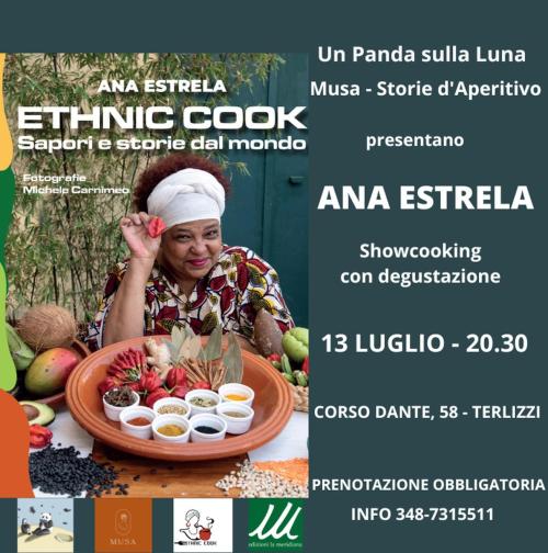 ANA ESTRELA presenta "Ethnic Cook . sapori e storie dal mondo" - La Meridiana edizioni