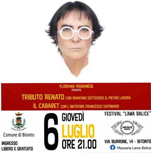 Tributo Renato Zero - Lama Balice Festival