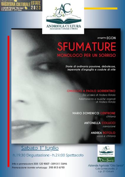 SFUMATURE - monologo per un sorriso
