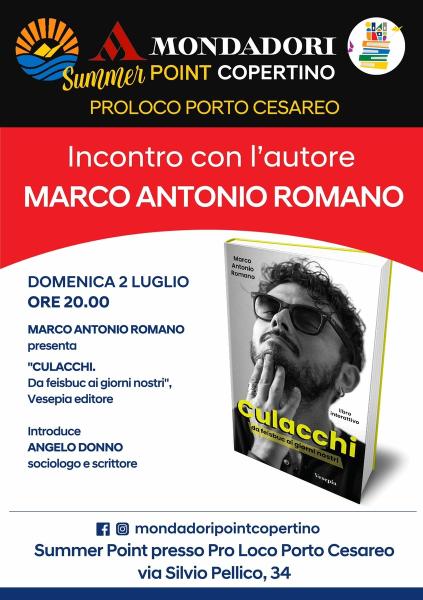 Incontro con l'autore - Marco Antonio Romano