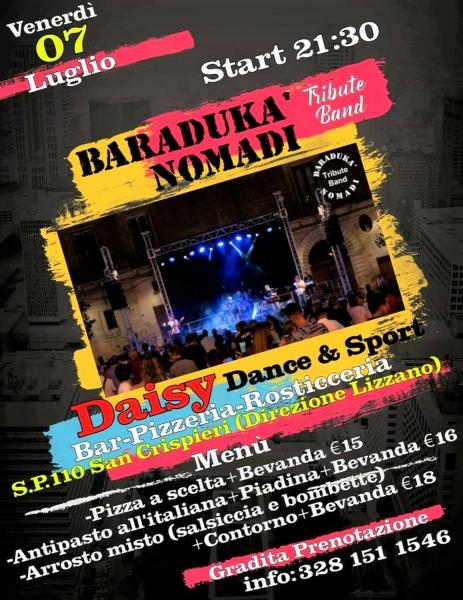 BARADUKA' - tribute band - NOMADI al Daisy Dance&Sport - San Crispieri Faggiano
