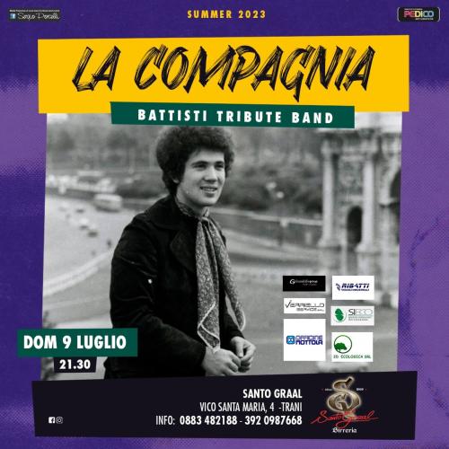 La Compagnia Battisti Tribute Band live a Trani