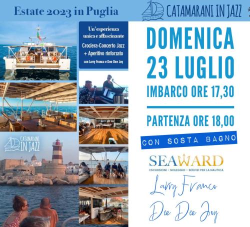 Catamarani in Jazz on Adriatic Sea