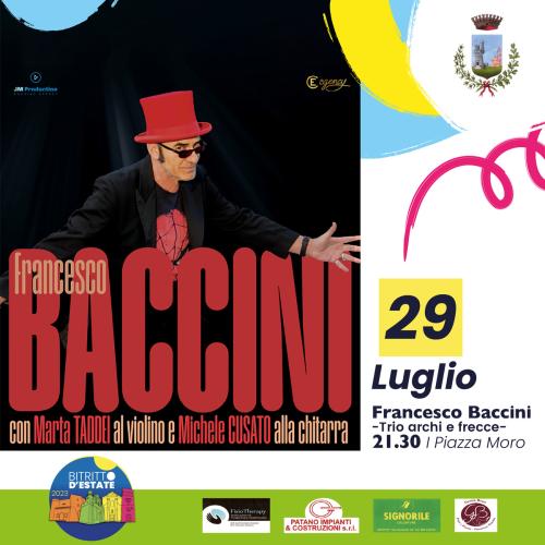 Francesco BACCINI tour archi e trio