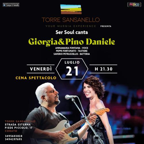 Ser Soul canta Giorgia&Pino Daniele - Cena spettacolo