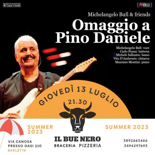 Michelangelo Bufi & Friends - Omaggio a Pino Daniele live a Barletta