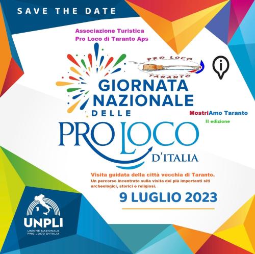Giornata Nazionale delle Pro Loco - MostriAmo Taranto. II edizione