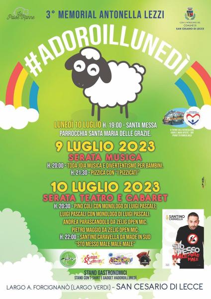 Adoro Il Lunedì - "3° Memorial Antonella Lezzi"