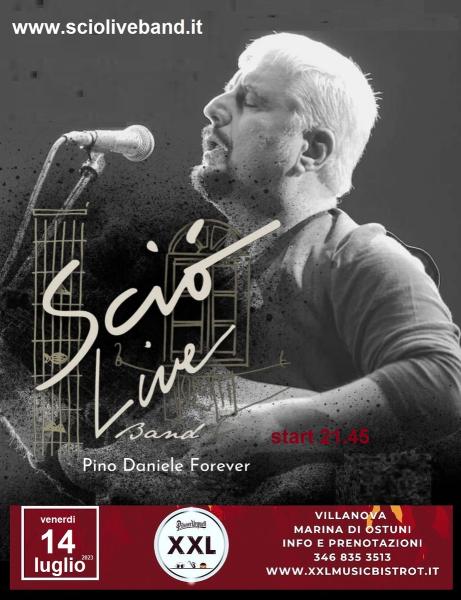 Sciò Live Band Pino Daniele Forever in concerto