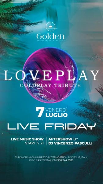 Loveplay - Coldplay Tribute - Golden Cliff