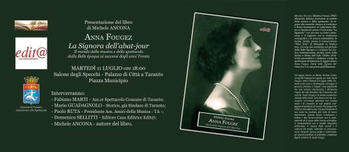 Il libro su Anna Fougez scritto da Michele Ancona [Edita]