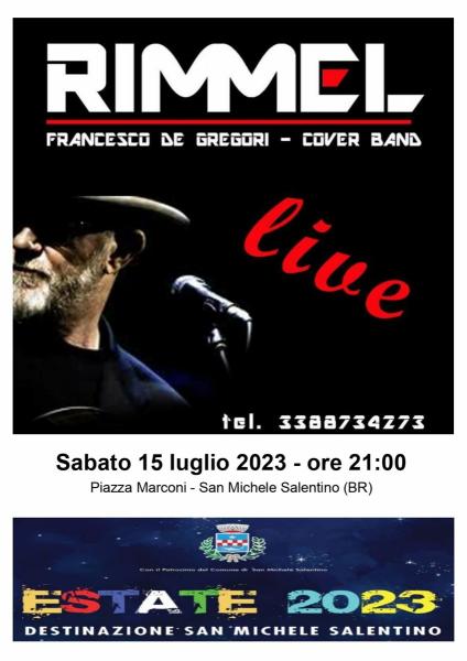 RIMMEL COVER BAND Live - Tributo a Francesco De Gregori