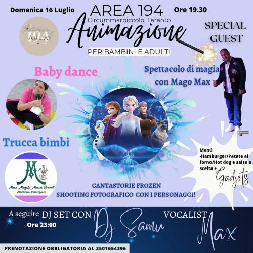 Area 194 con Mago Max e animazione!
