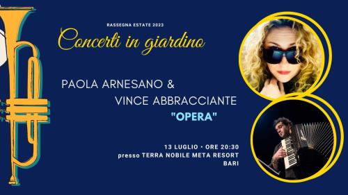 Paola Arnesano e Vince Abbracciante in "Opera"