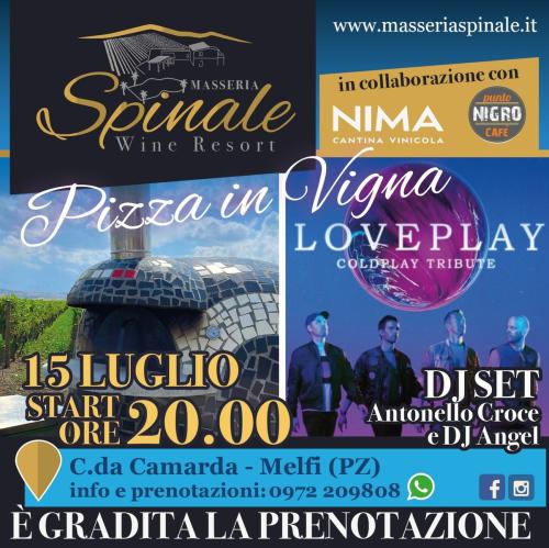 Loveplay - Coldplay Tribute - Pizza in Vigna - Masseria Spinale