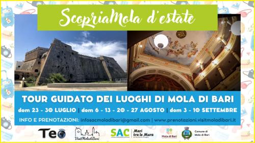 ScopriaMola d’estate - Tour guidati dei luoghi identitari di Mola di Bari