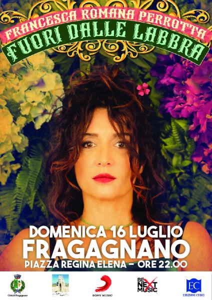 Concerto "Fuori dalle labbra"della cantautrice Salentina, Francesca Romana Perrotta