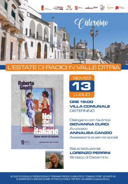 Roberta Gisotti presenta "NOI CHE SIAMO ITALIANE"
