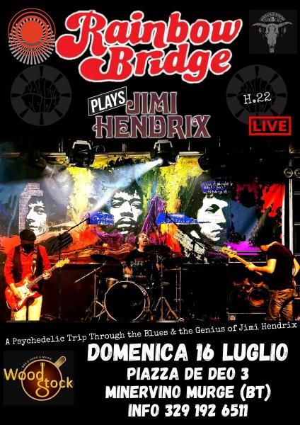 Rainbow Bridge Plays Hendrix at Woodstock Barfood&Music