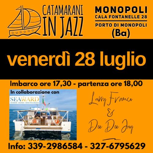Catamarani in Jazz on Adriatic Sea