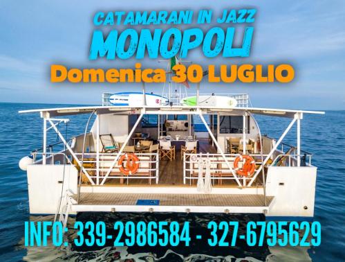 Catamarani in Jazz on Adriatic Sea