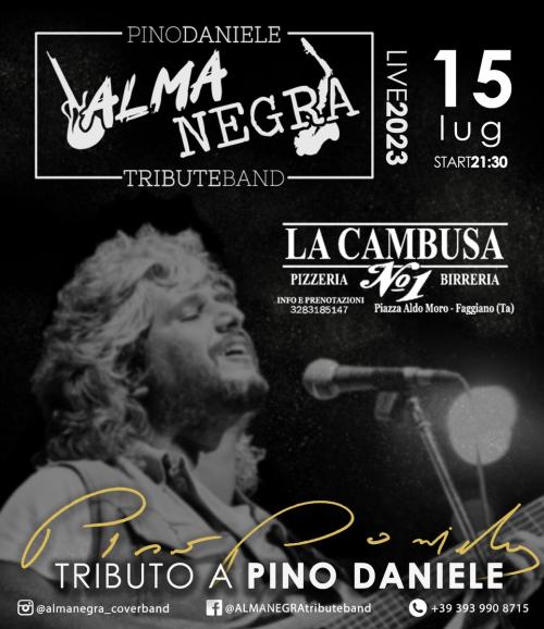 Almanegra Pino Daniele Tribute Band a LA CAMBUSA