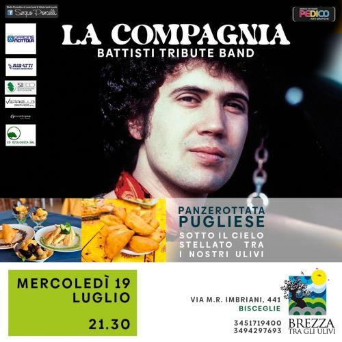 PANZEROTTATA PUGLIESE -La Compagnia Battisti Tribute Band live a Bisceglie