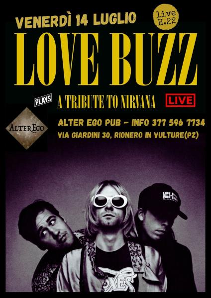 Love Buzz - A tribute to Nirvana live at Alter Ego Pub