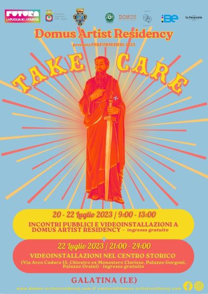 Perform(her) 2023 Take Care Talks Pubblici e Videoarte a Galatina