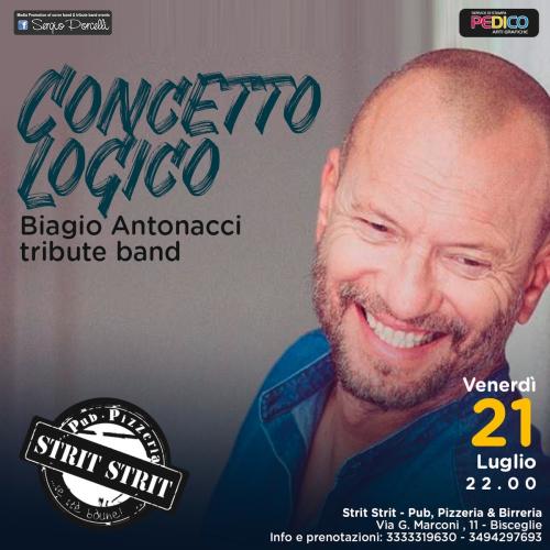 Concetto Logico - Tribute Band Biagio Antonacci live a Bisceglie