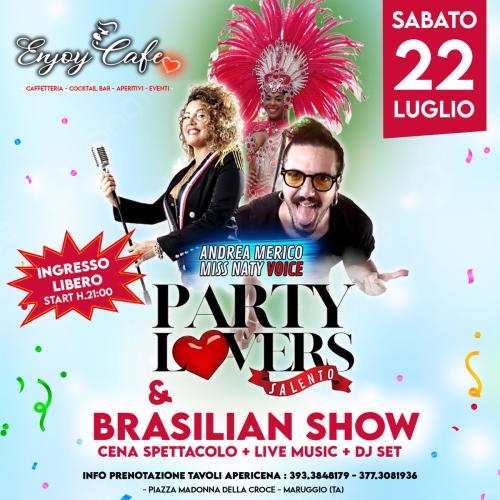 Party Lovers Salento e Brasilian Show - cena spettacolo