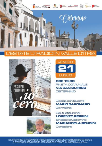 A Cisternino Pasquale Pellegrini presenta IO C'ERO
