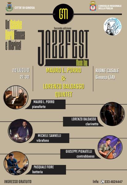 JazzFest - Mauro L. Porro & Lorenzo Baldasso Quintet