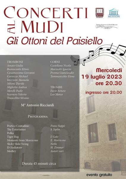 Concerti al MUDI- Gli ottoni del Paisiello