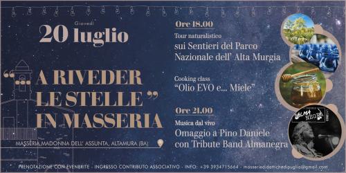 “… A Riveder le Stelle in Masseria” II ed Luglio/agosto 2023