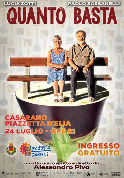 "QUANTO BASTA” di Alessandro Piva