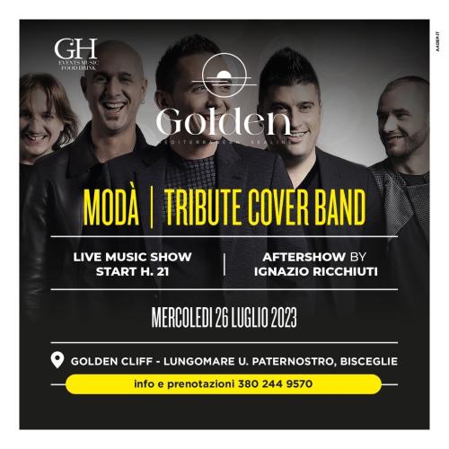 Modà Tribute Band & Ignazio Ricchiuti DJ Vocalist LIVE Golden Cliff, Bisceglie