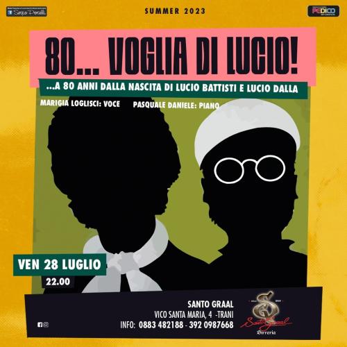 80 ...voglia di Lucio...live a Trani!