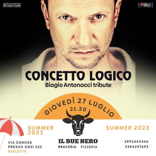 Concetto Logico - Tribute Band Biagio Antonacci live a Barletta